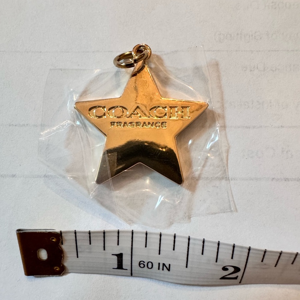 Coach Gold Star Charm RARE - Picture 3 of 5